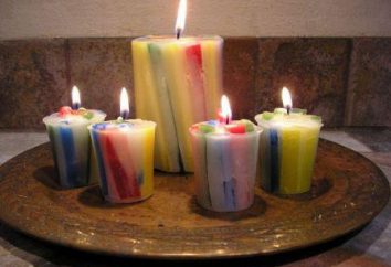 Dokonywanie świece w domu. Świece dekoracyjne z rękami